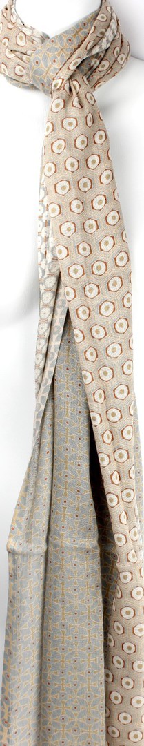 Alice & Lily printed scarf  mosaic beige Style: SC/SUM18/V4 image 0
